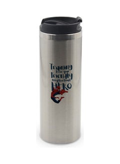 LIT Spider Man Printed Double Wall Tumbler With Lid Multicolour 400ml  - Image 1