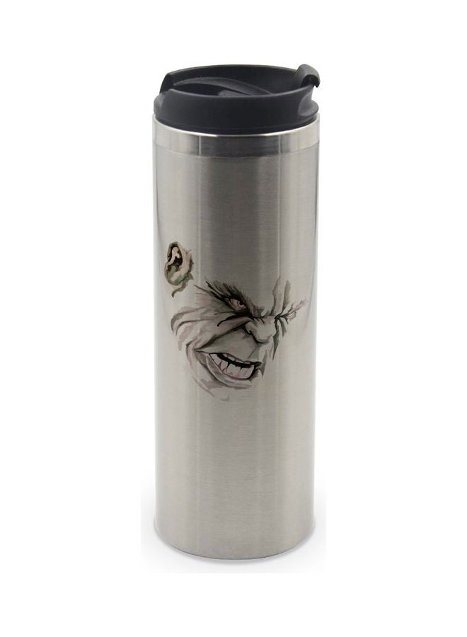 LIT Hulk Printed Double Wall Tumbler With Lid Multicolour 400ml  - Image 1