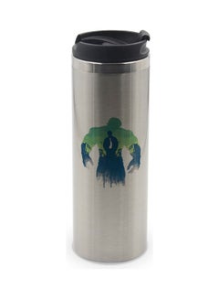 LIT Dr Hulk Printed Double Wall Tumbler With Lid Multicolour 400ml  - Image 1