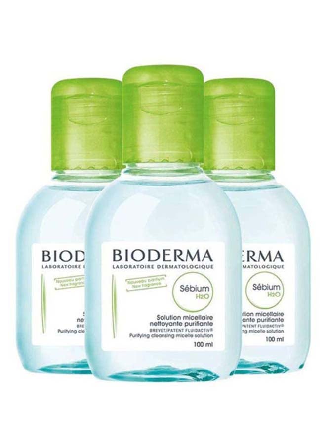 بيوديرما محلول لإزالة المكياج وتنظيف البشرة بماء الميسيلار من سيبيوم H2O شفاف - Image 1