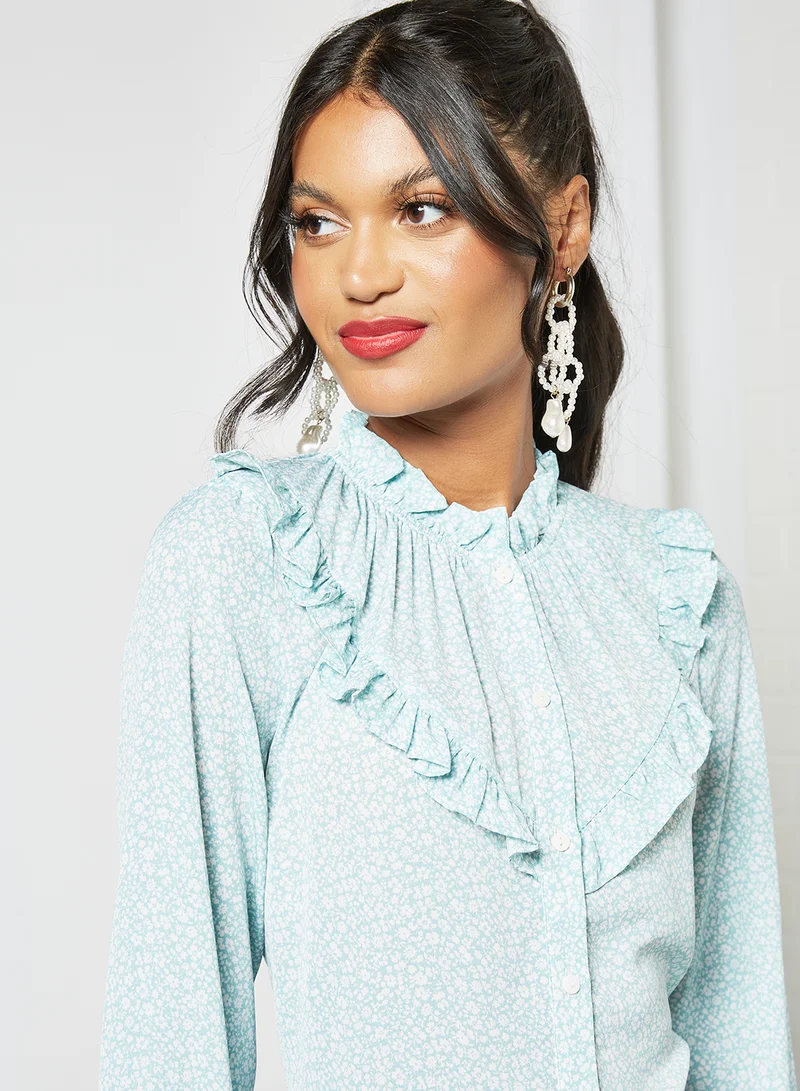 LABEL RAIL Floral Print Dress