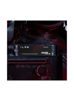 بي إن واي محرك أقراص SSD داخلي PNY XLR8 CS3030، 1 تيرابايت M.2 PCIe NVMe، محرك أقراص SSD داخلي من الجيل الثالث، قراءة/كتابة بسرعة 3500 ميجابت في الثانية/ 3100 ميجابت في الثانية - لون أسود 1.0 TB  - Image 2