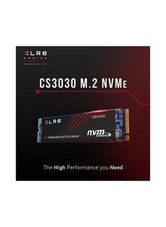 بي إن واي محرك أقراص SSD داخلي PNY XLR8 CS3030، 1 تيرابايت M.2 PCIe NVMe، محرك أقراص SSD داخلي من الجيل الثالث، قراءة/كتابة بسرعة 3500 ميجابت في الثانية/ 3100 ميجابت في الثانية - لون أسود 1.0 TB  - Image 3