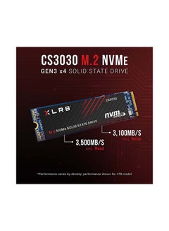 بي إن واي محرك أقراص SSD داخلي PNY XLR8 CS3030، 1 تيرابايت M.2 PCIe NVMe، محرك أقراص SSD داخلي من الجيل الثالث، قراءة/كتابة بسرعة 3500 ميجابت في الثانية/ 3100 ميجابت في الثانية - لون أسود 1.0 TB  - Image 4
