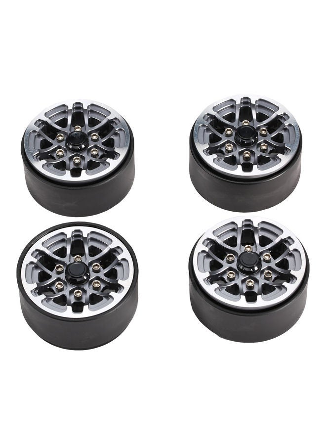 4-Piece Metal Wheel Rims