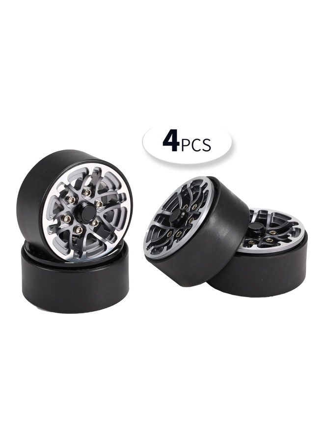 4-Piece Metal Wheel Rims