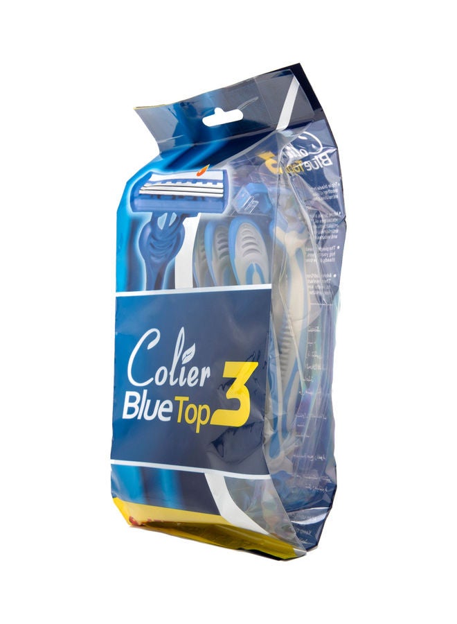 COLIER Pack Of 12 Blue II Plus Disposable Razor Blue  - Image 2