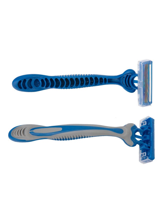 COLIER Pack Of 12 Blue II Plus Disposable Razor Blue  - Image 4