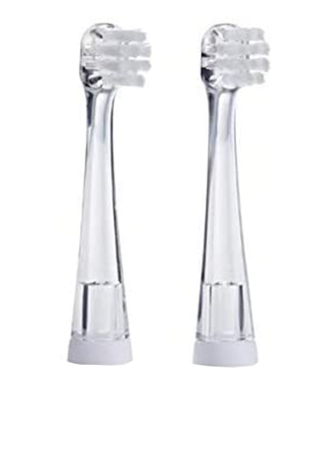 brush-baby - Baby Sonic Replacement Brush Heads - 0-18M - Pack Of 2 - Image 1