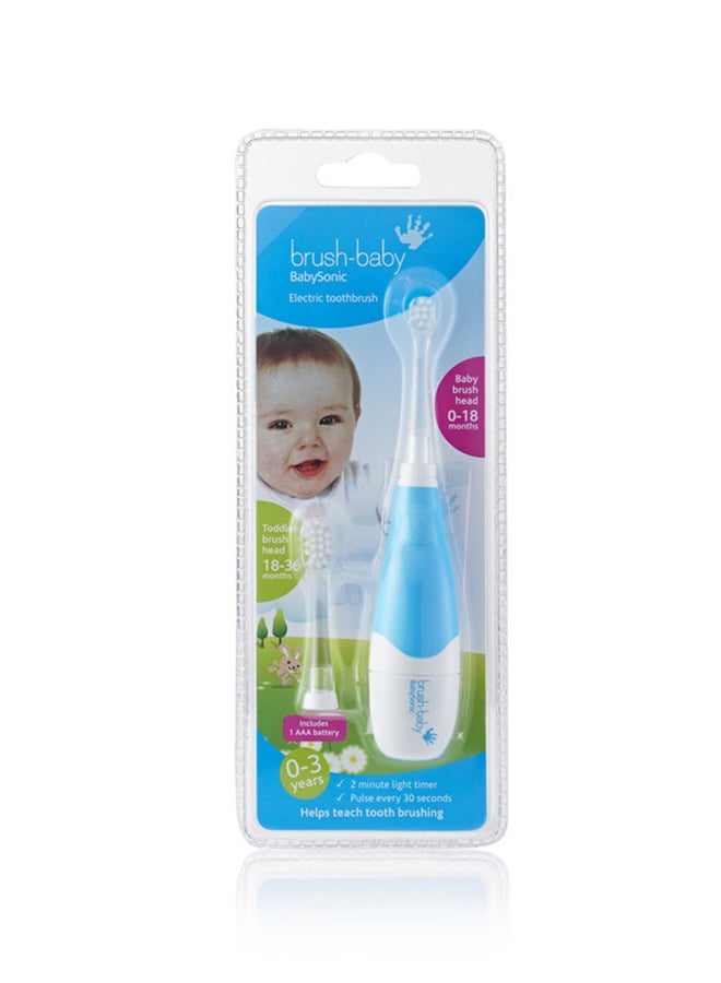 brush-baby Baby Sonic Electric Toothbrush 0-3 Yrs  - Assorted Colours  - Image 2