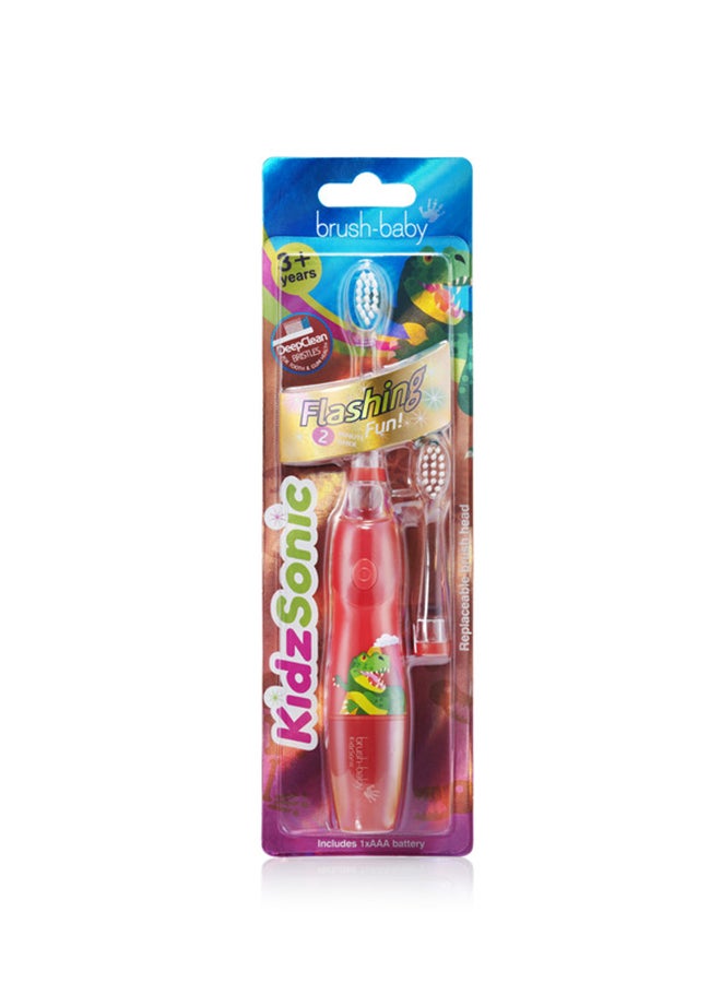 brush-baby - New Kidz Sonic Dinosaur Electric Toothbrush 3+ - Image 1
