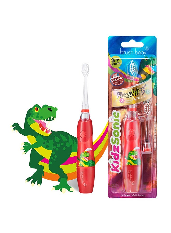 brush-baby - New Kidz Sonic Dinosaur Electric Toothbrush 3+ - Image 1