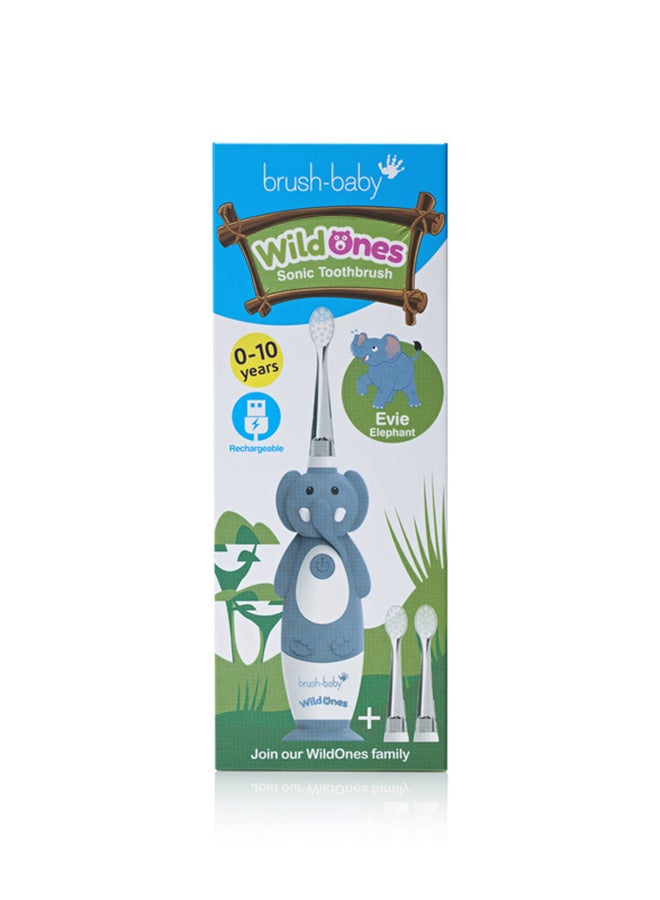 brush-baby - New Wildone Elephant Rechargeable Toothbrush - Image 1