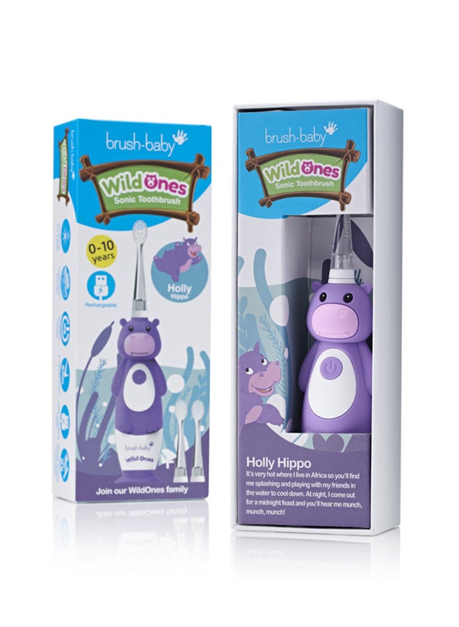 brush-baby Hippo Rechargeable Electric Toothbrush  - Image 3