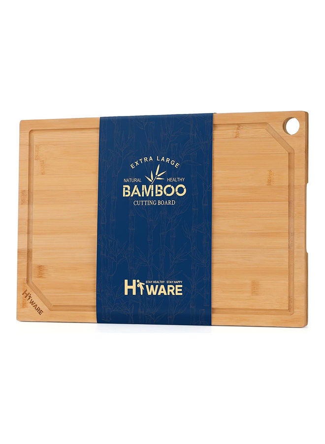 Extra Large Bamboo Cutting Board Multicolour 17.72 x 12.01 x 0.87inch - v1629205789/N50191498A_1