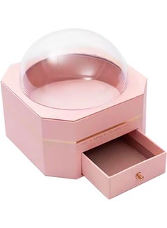 Creative Gift Box With Acrylic Lid Pink  - Image 4