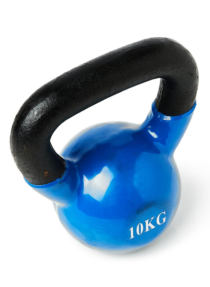 TA SPORT Vinyl Kettlebell Blk/Blu 10Kg Zkb5  - Image 3