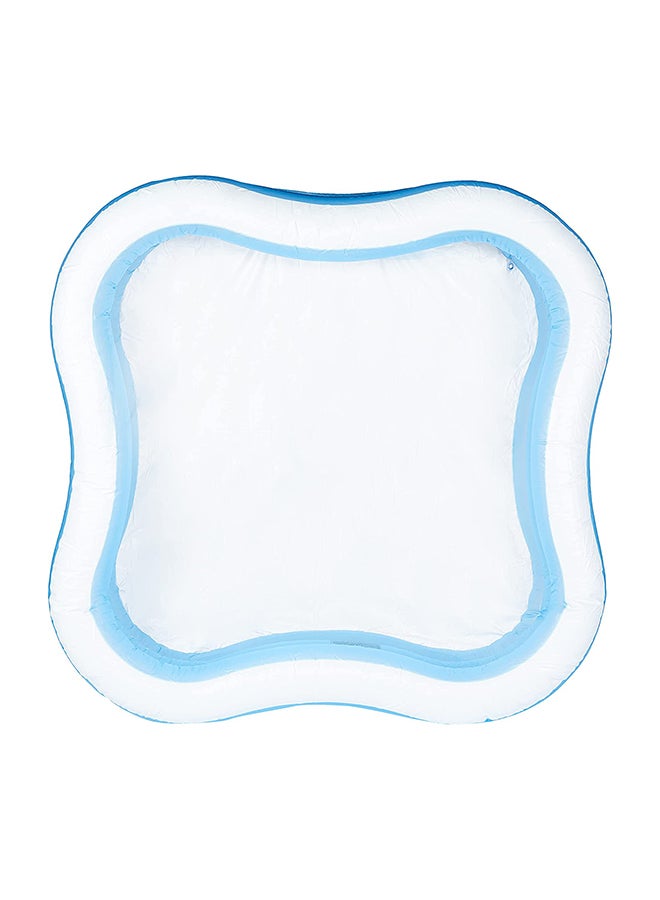 INTEX Inflatable Portable Lightweight Non-Toxic Beach Wave Swim Center Pool For Kids 229x229x56cm - Image 2