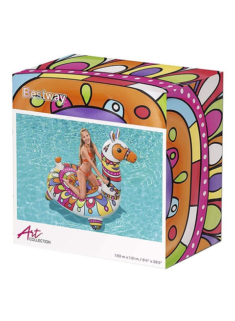 Lama Ride-On Pool Float 193x151x110cm