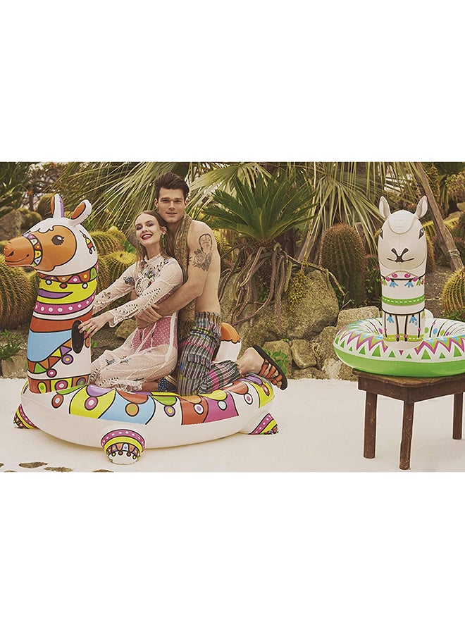 Lama Ride-On Pool Float 193x151x110cm