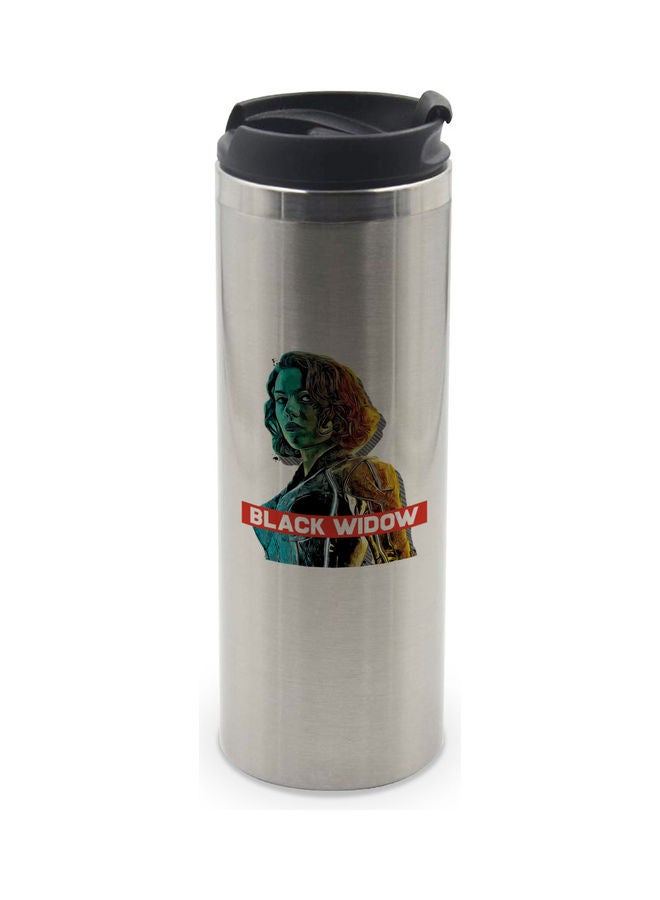 LIT Avengers Printed Double Wall Tumbler With Lid Multicolour 400ml  - Image 1