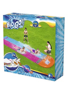 Bestway H2OGO! Llama Rama Double Race Slide ‎7x30x30cm  - Image 1