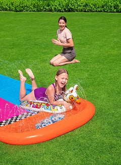 Bestway H2OGO! Llama Rama Double Race Slide ‎7x30x30cm  - Image 4