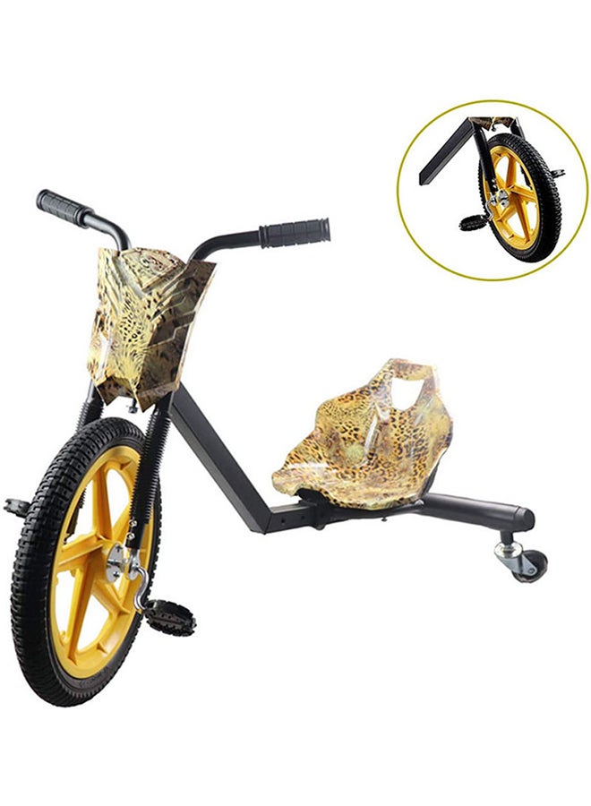 Cool Baby Drifting Pedal Scooter Comfortable Seat With Backrest For Kids And Adults Multicolour 90x60x65cm - Image 4