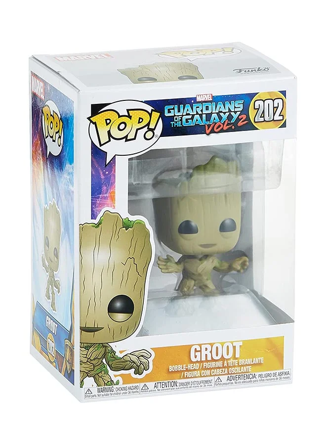 Funko Pop! Marvel: Guardians Of The Galaxy Vol. 2 - Groot Bobble-Head For Kids 9cm