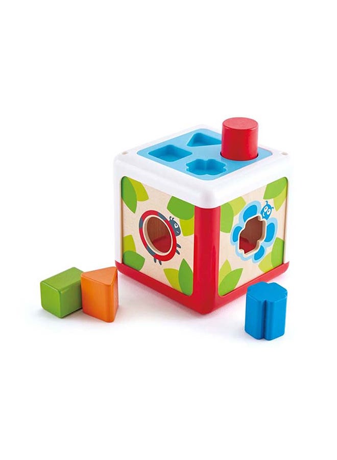 Hape - Shape Sorting Box 13 x 13 x 13cm - Image 1
