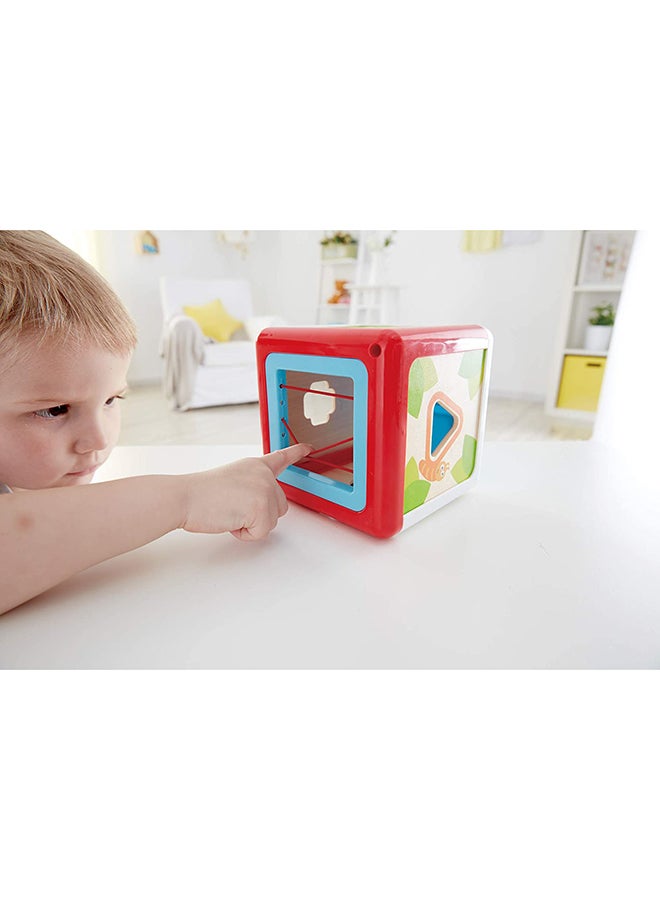 Hape - Shape Sorting Box 13 x 13 x 13cm - Image 1
