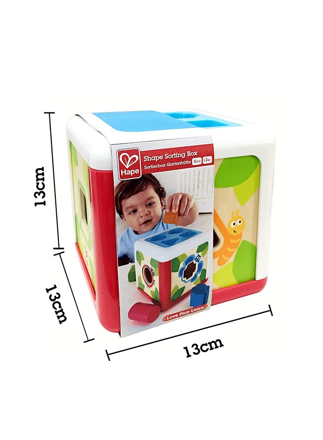 Hape - Shape Sorting Box 13 x 13 x 13cm - Image 1