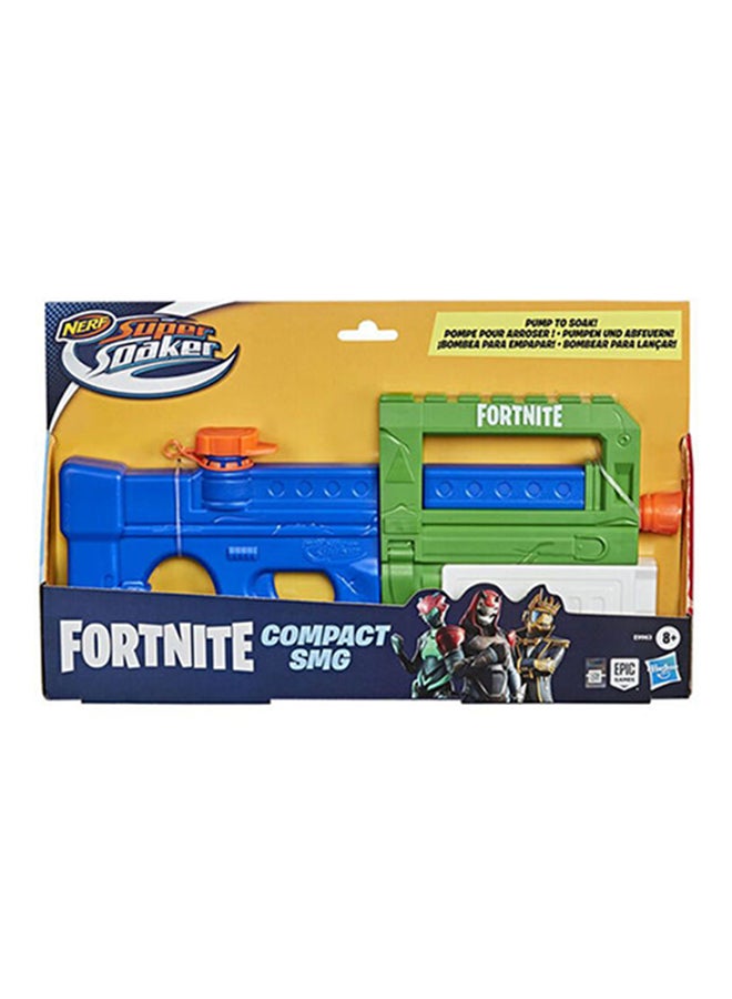 نيرف مسدس ماء فورت نايت كومبات إس أم جي بمضخة ماء متحركة لتراشق مُسلي، لليافعين والمراهقين والبالغين من نيرف سوبر سوكر - Image 1