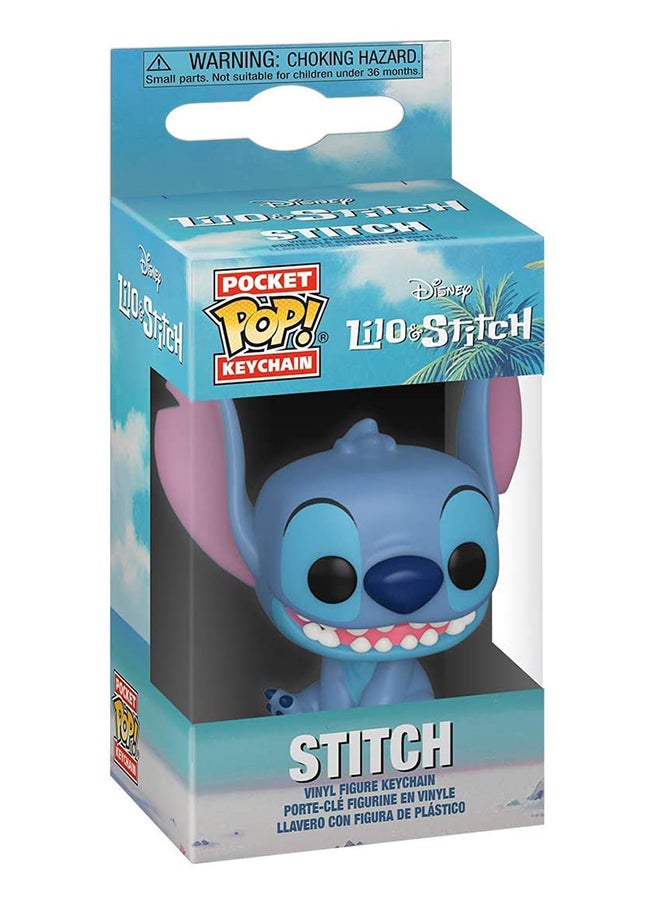 Funko POP Keychain: Lilo & Stitch- Stitch, Action Figure - 55619 7.5cm - Image 1