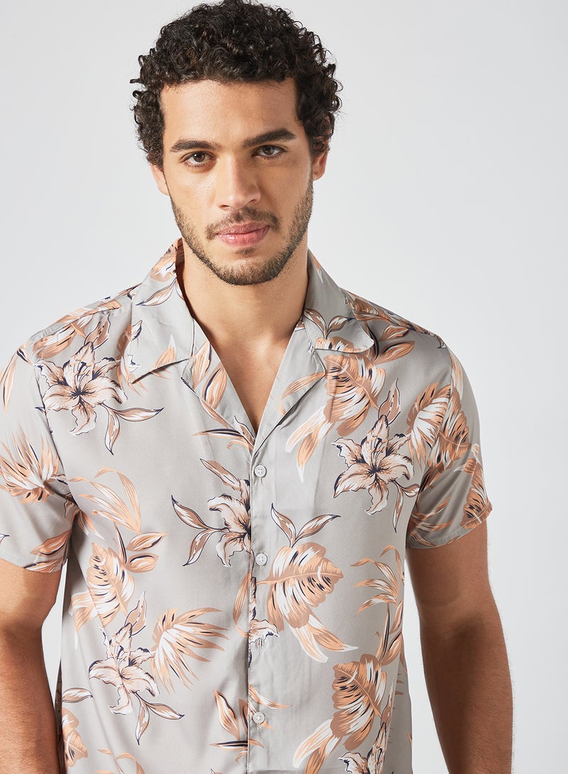 Tropical Print Shirt Multicolour - v1629206218/N45026561V_4