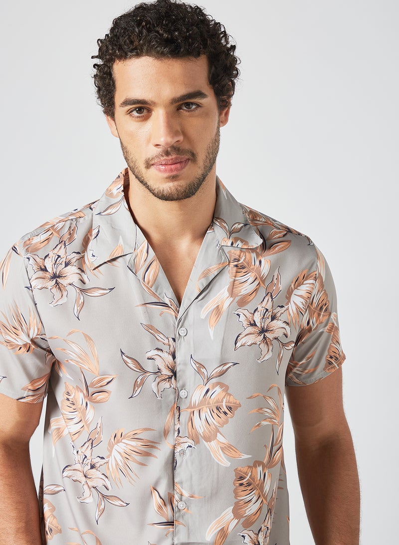 STATE 8 Tropical Print Shirt Multicolour  - Image 4