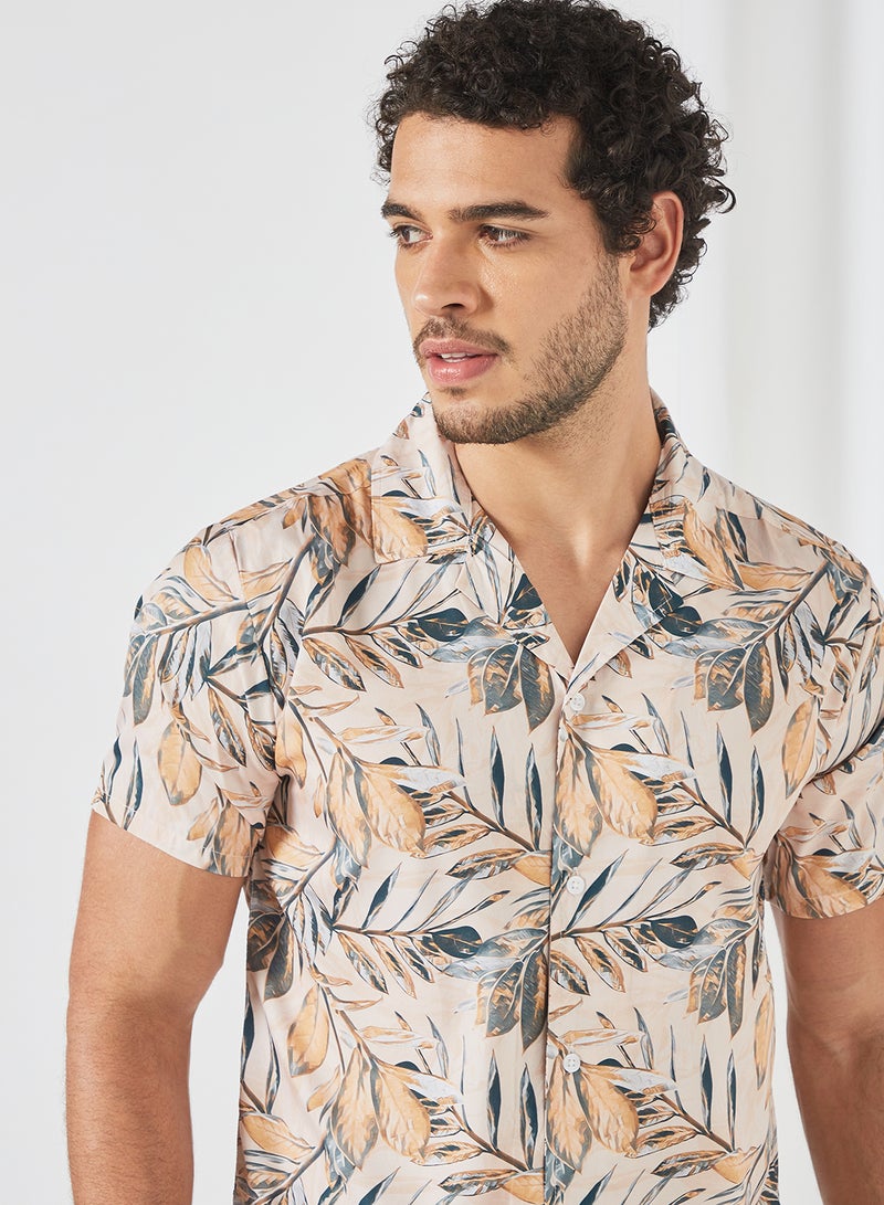 Foliage Print Shirt Multicolour - v1629206223/N45026596V_3