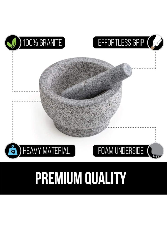 لي يينج طقم مدقة ومدافع هاون ورخام جرانيت - Image 5