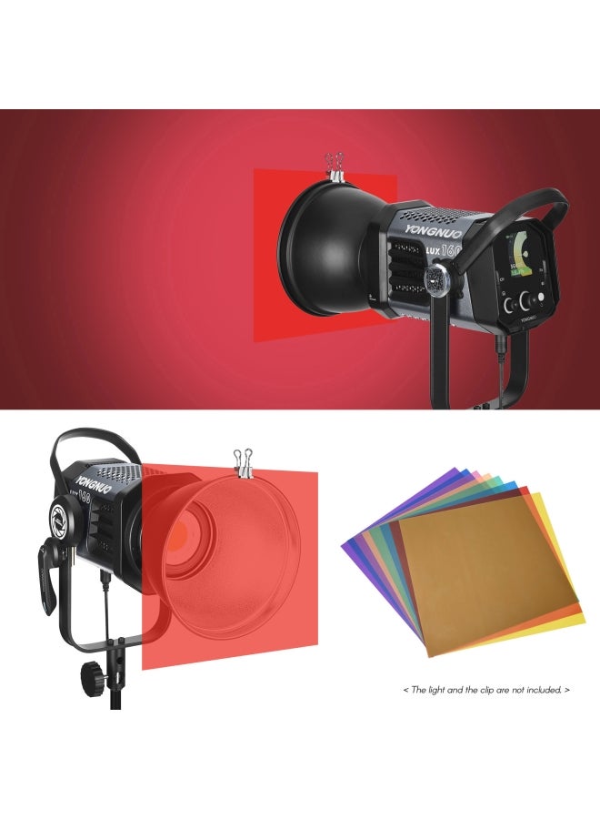 ANDOER 8-Piece Transparent Gel Lighting Filter Multicolour  - Image 4