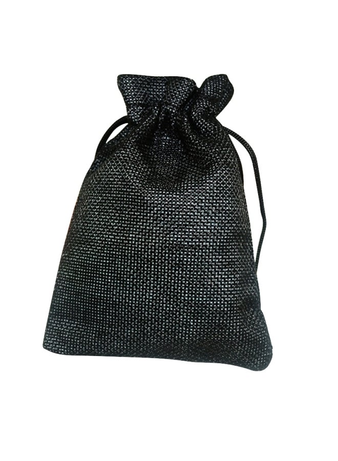 أو إي إم مجموعة حقائب هدايا بمقاسات متعددة مصنوعة من الخيش الكتاني ومزودة برباط مكونة من 50 قطعة