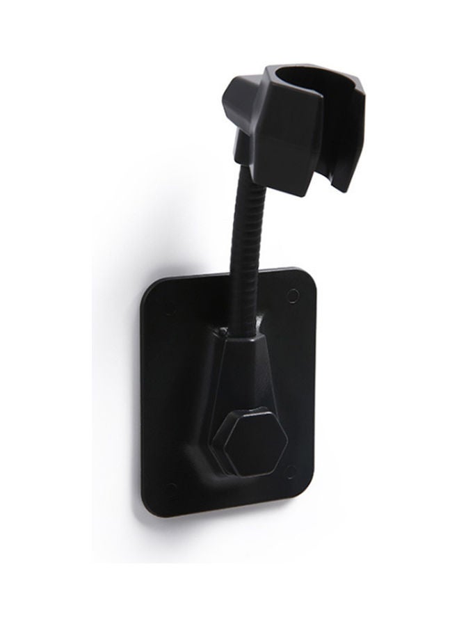 Adjustable Shower Head Holder Black 14x6x7.5cm - Image 1
