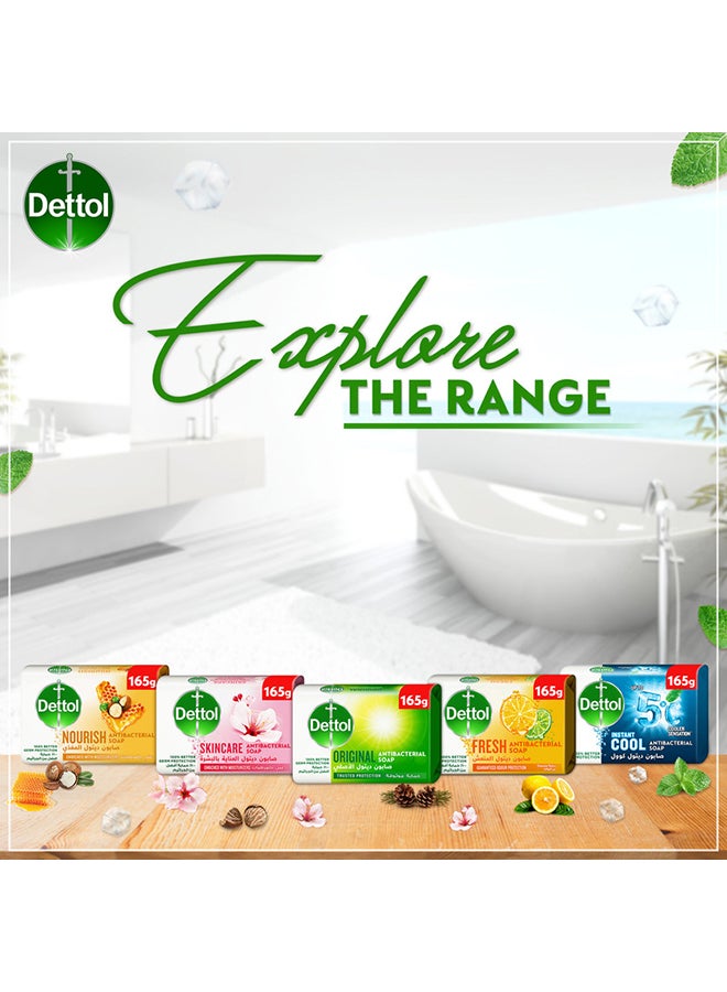 Dettol 4-Piece Fresh Anti-Bacterial Bar Soap Set 660grams  - Image 5