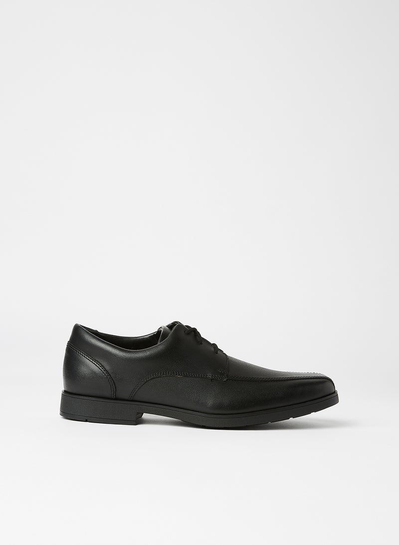 clarks - Youth Scala Step Leather Shoes Black - Image 1