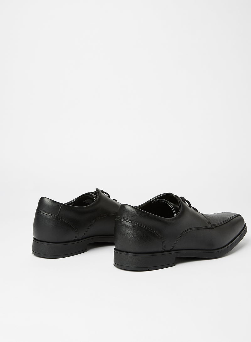 clarks - Youth Scala Step Leather Shoes Black - Image 1