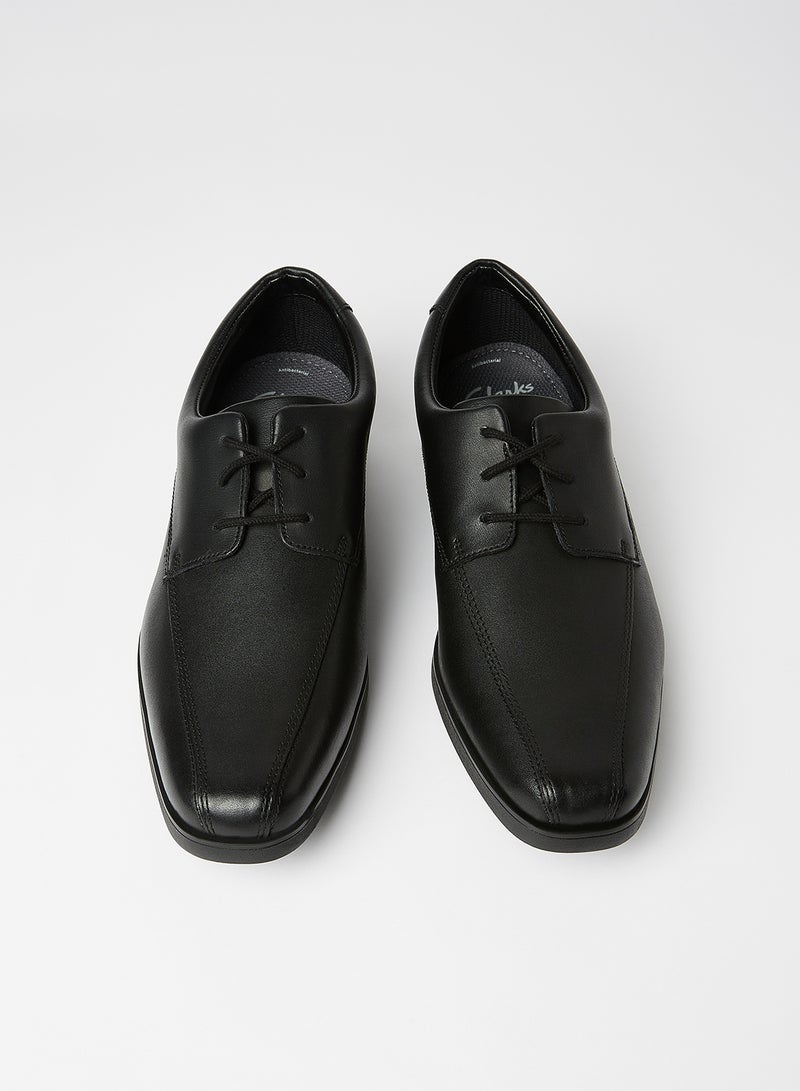 clarks - Youth Scala Step Leather Shoes Black - Image 1