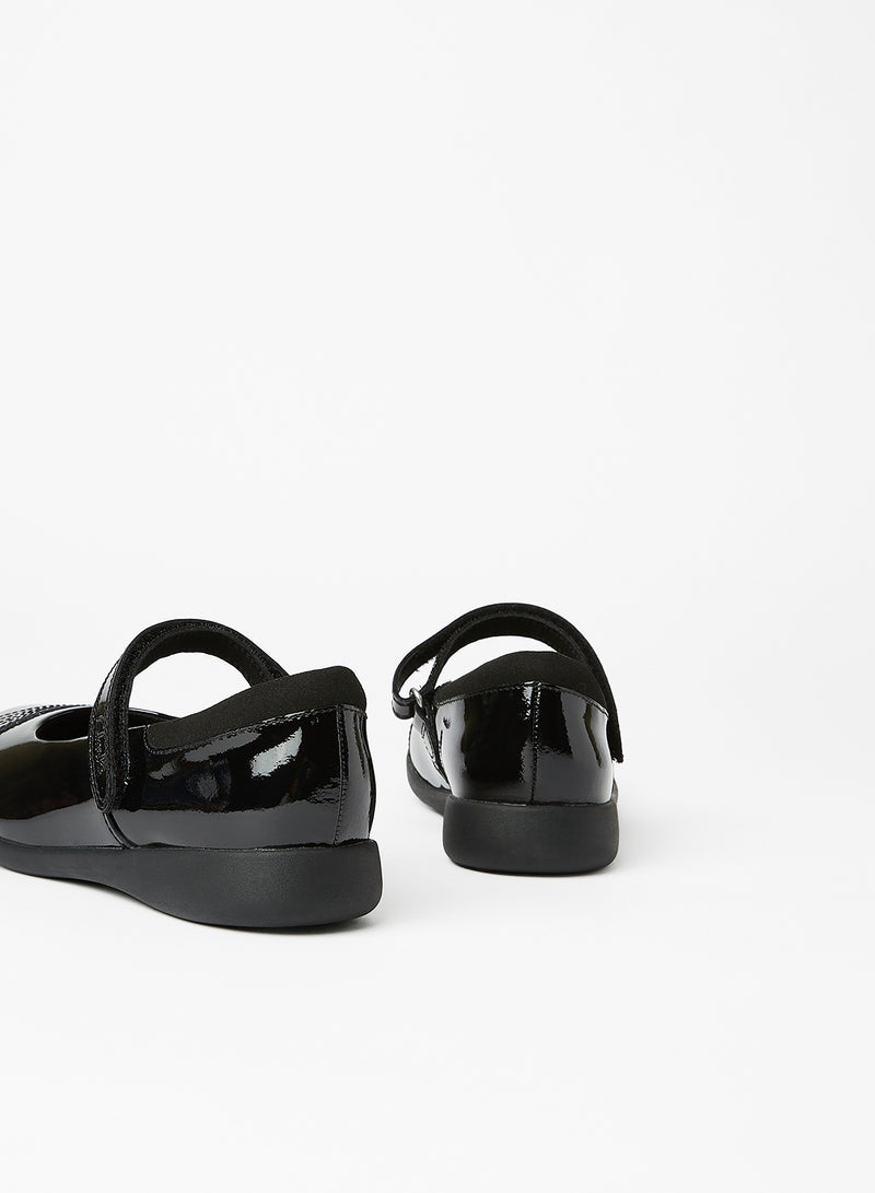 clarks Kids Etch Beam Mary Janes Black  - Image 3