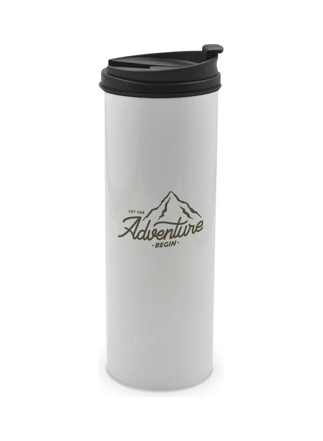 ليت كوب بجدار مزدوج مزيّن بطبعة جبل إيفرست وهو مزود بغطاء متعدد الألوان 400ملليلتر - Image 1