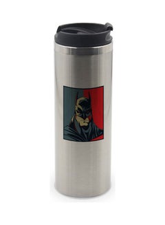 LIT Batman Poster Printed Double Wall Tumbler With Lid Multicolour 400ml  - Image 1