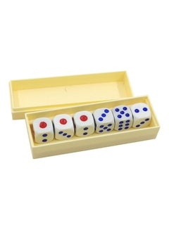 Six Tapping Loaded Dice Roll Prediction Number Box 10 x 3.6 x 3.8cm