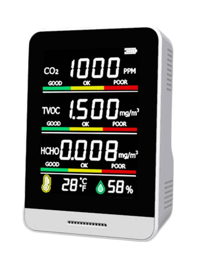ماركة غير محددة USB Rechargeable Digital Tester White 10x4x7cm  - Image 1